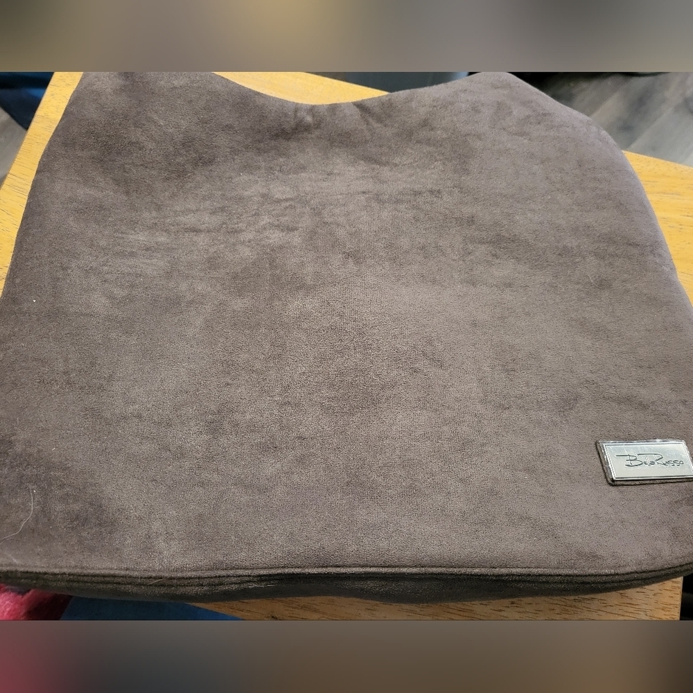 Belle Russo Brown Suede Shoulder Bag